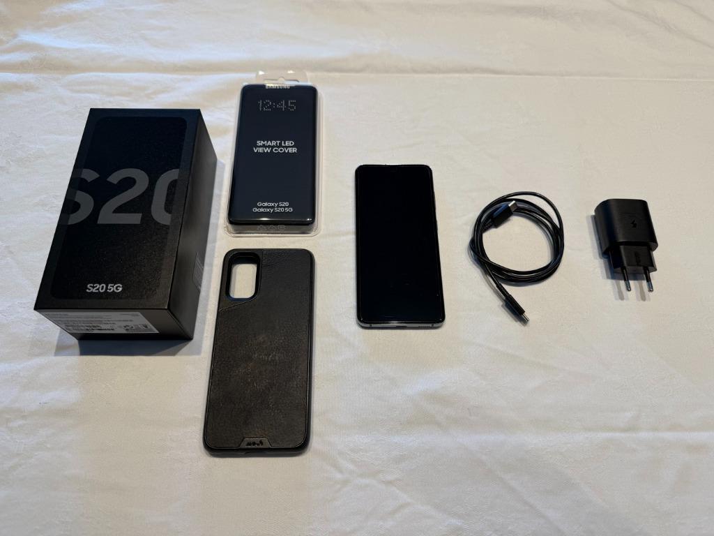 Samsung Galaxy S20 5G 128GB - Zeer goede staat + accessoires, Galaxy S20, Enlèvement ou Envoi, Comme neuf, Sans abonnement