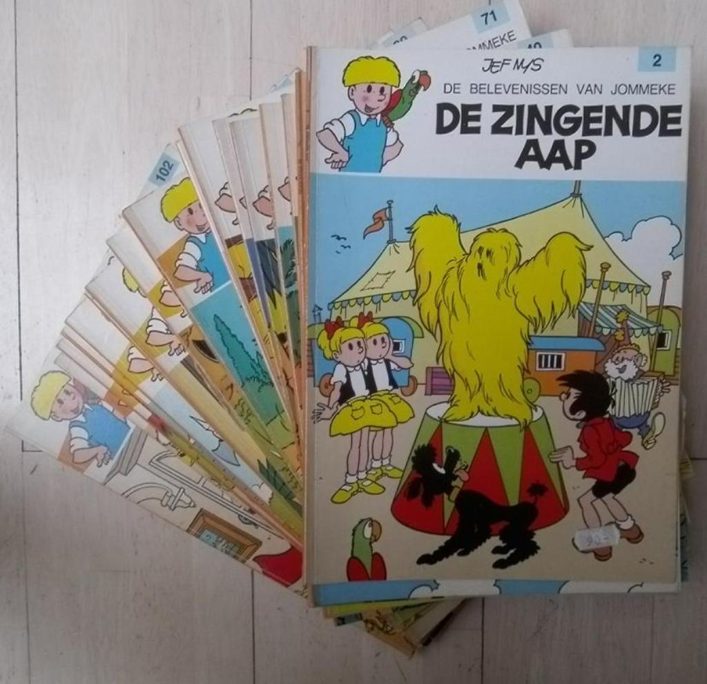 strips Jommeke ( gekleurd, oranje achterkaft ), Boeken, Stripverhalen, Ophalen of Verzenden