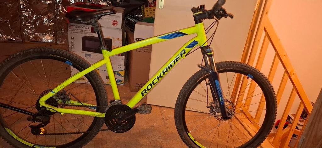 Rockrider st 500 +trépied pour velo Rockrider, Ophalen