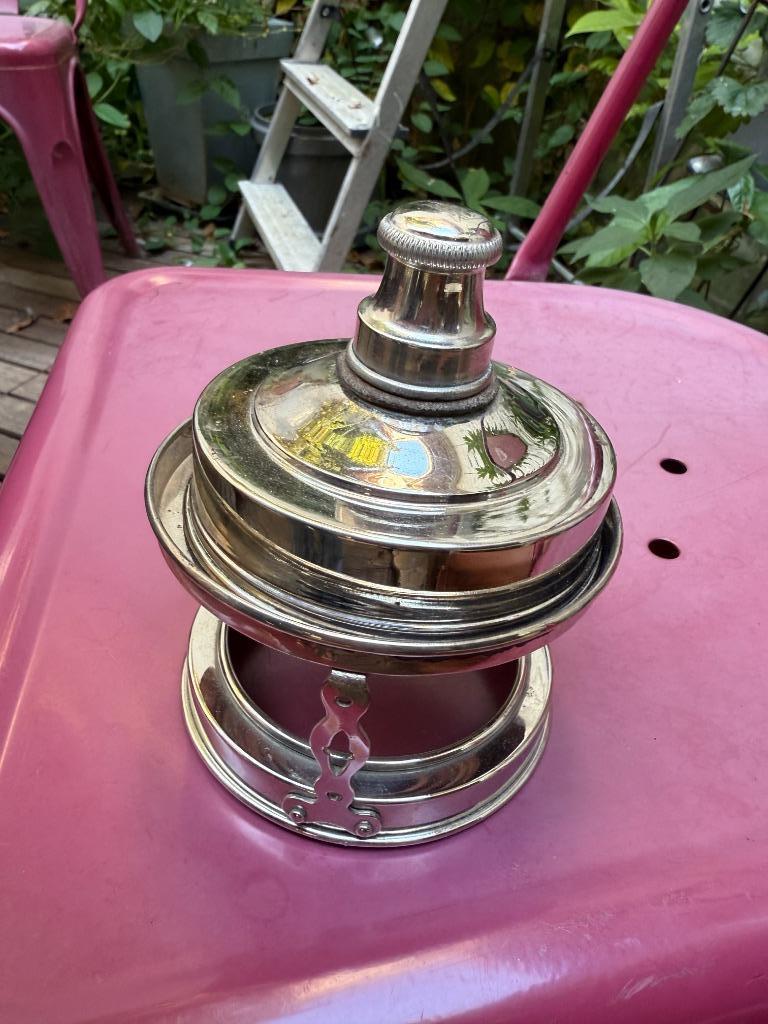 Rechaud (mini) pliable acier inoxydable vintage, Envoi