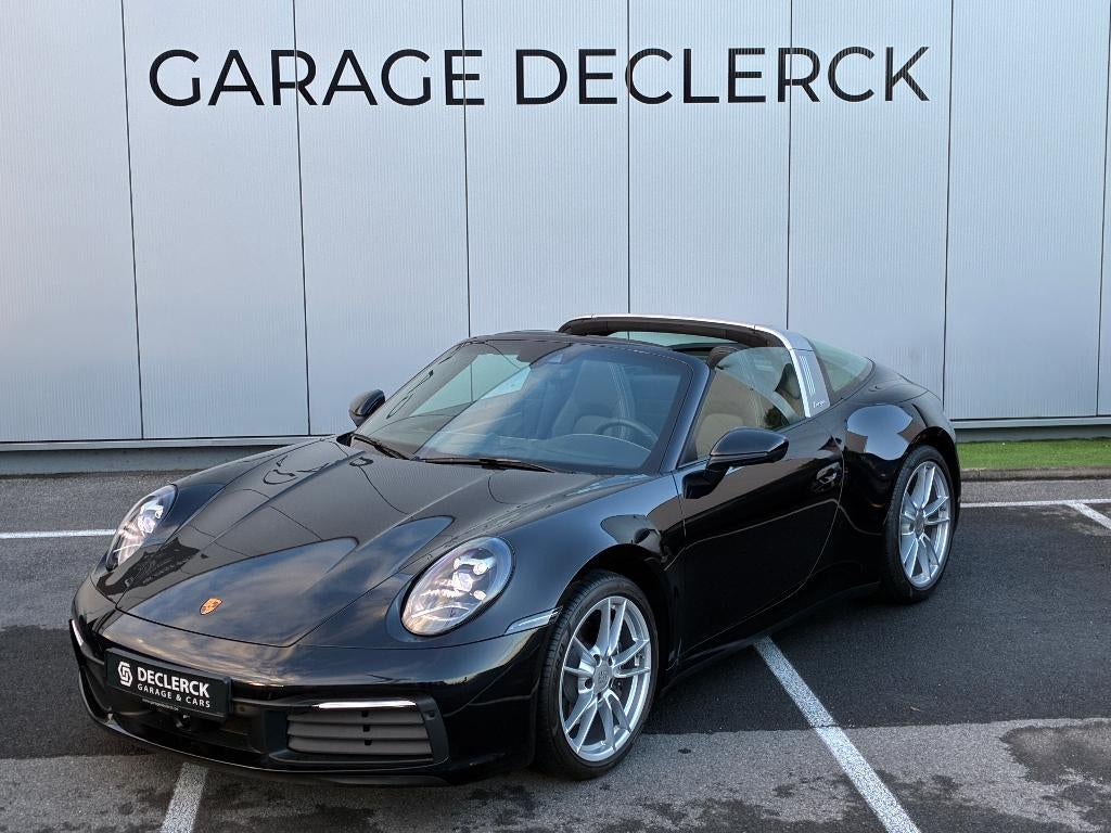 Porsche Targa 4   PDK  922  ALS NIEUW 4250 KM, Automaat, 4 zetels, USB, Zwart