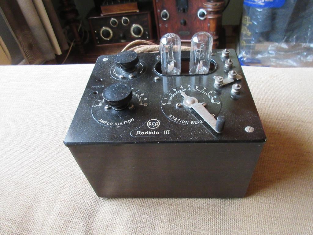 Radio tsf RCA Radiola 3 type RI 1924-25 in zeer goede staat, Ophalen of Verzenden