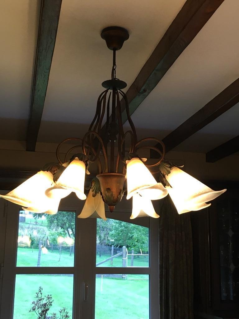 Luchter ( 2 stuks beschikbaar), Ophalen, Gebruikt, Glas, Landelijk