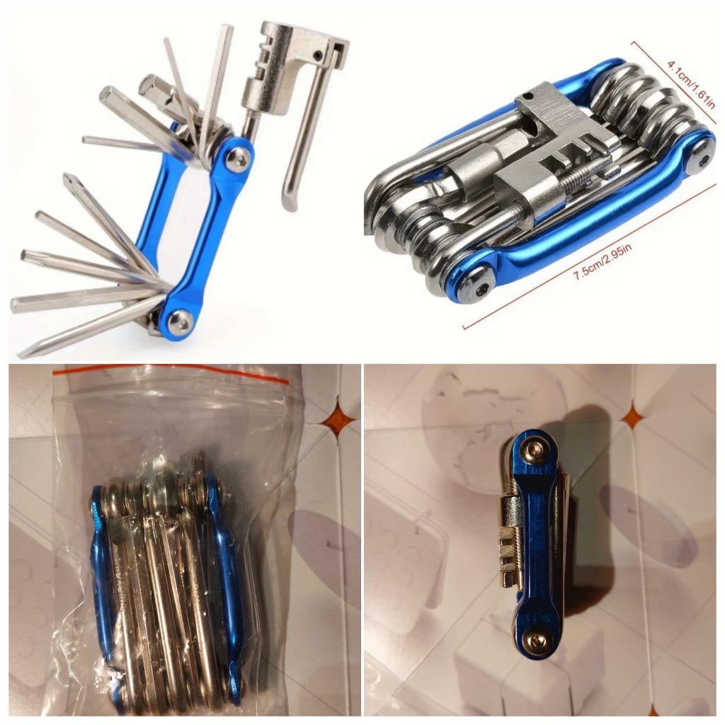 Kit réparation vélo 11 en 1 pour tout problème avec votre vé, Ophalen of Verzenden, Gereedschapsset