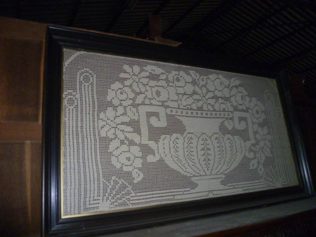 GR KANTWERK  IN KADER, Antiek en Kunst, Ophalen of Verzenden