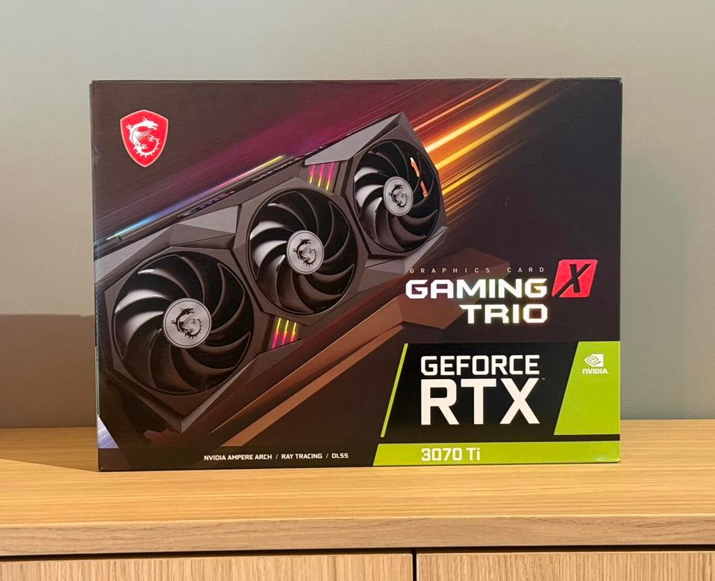 Nvidia Geforce RTX 3070Ti - Msi Gaming X TRIO, Informatique & Logiciels, GDDR6, PCI-Express 4, Enlèvement, Utilisé