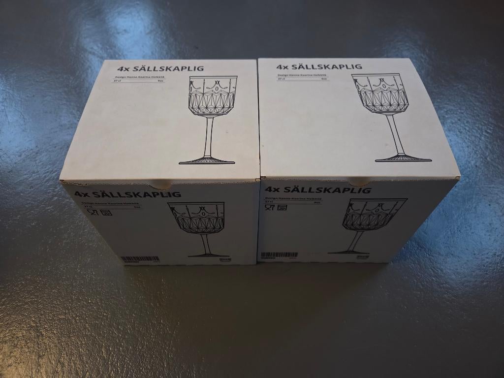 Wijnglazen IKEA, Verzamelen, Glas en Drinkglazen, Ophalen, Zo goed als nieuw, Overige typen