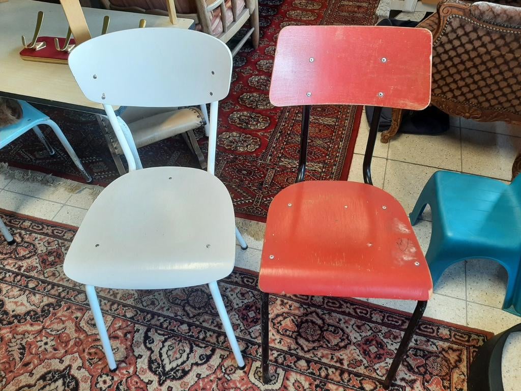 2 chaises Vintage, Maison & Meubles, Chaises, Inconnu, Inconnu, Deux, Enlèvement