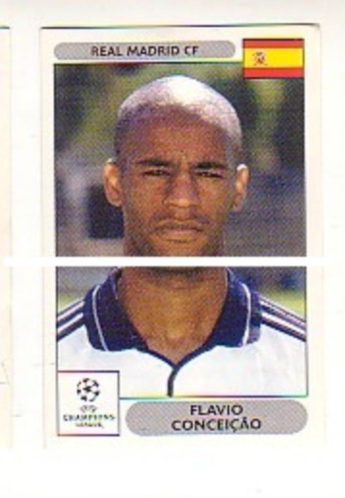 Panini Ligue des Champions Real Madrid Conceicao 2000-2001, Envoi, Comme neuf, Affiche, Image ou Autocollant