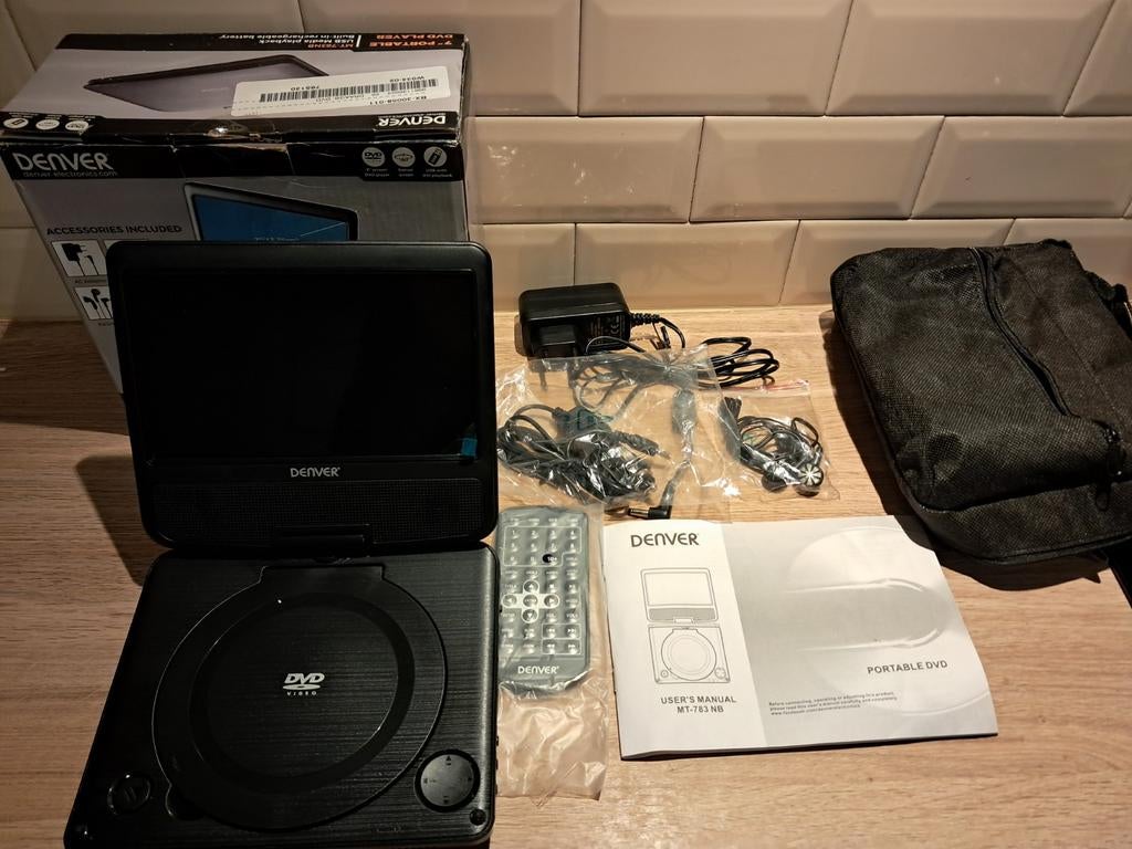 Nouveau lecteur DVD portable Denver MT-783NB, Enlèvement, Lecteur DVD, Autres marques