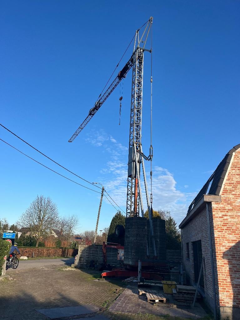 bouwkraan, Enlèvement, Utilisé