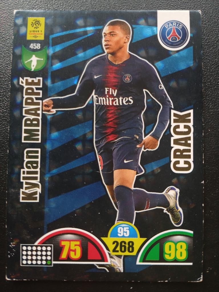 Voetbalkaart Kylian Mbappé 2018-2019, Verzamelen, Sportartikelen en Voetbal, Ophalen, Gebruikt, Spelerskaart