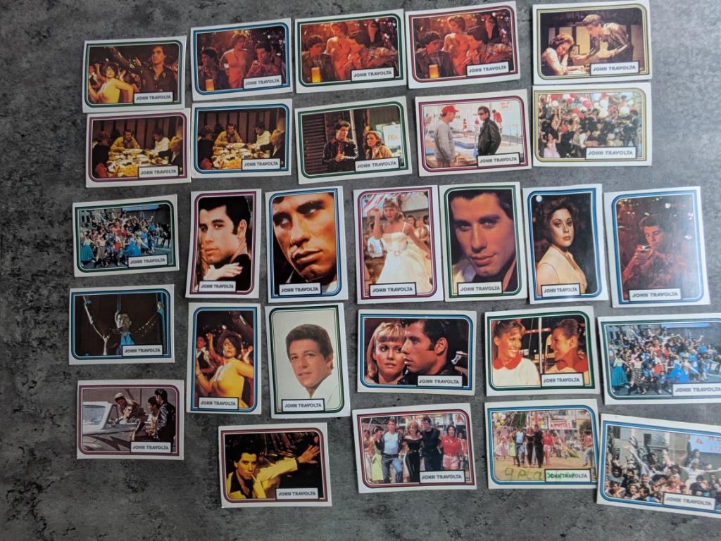 CARTES MONTY TRAVOLTA GREASE ANNO 1978 28X, Envoi