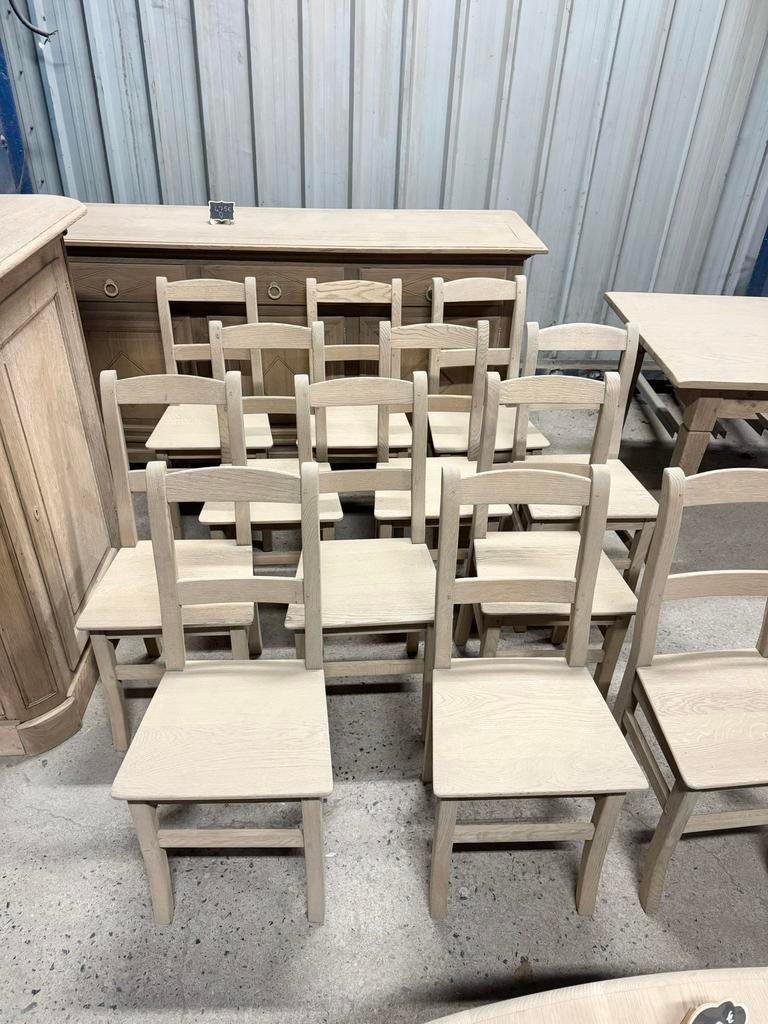 Lot de 10 chaises de Herve Aérogommées par soins, Jardin & Terrasse, Chaises de jardin, Comme neuf, Enlèvement