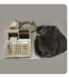 Vintage rekenmachine met papier, Enlèvement