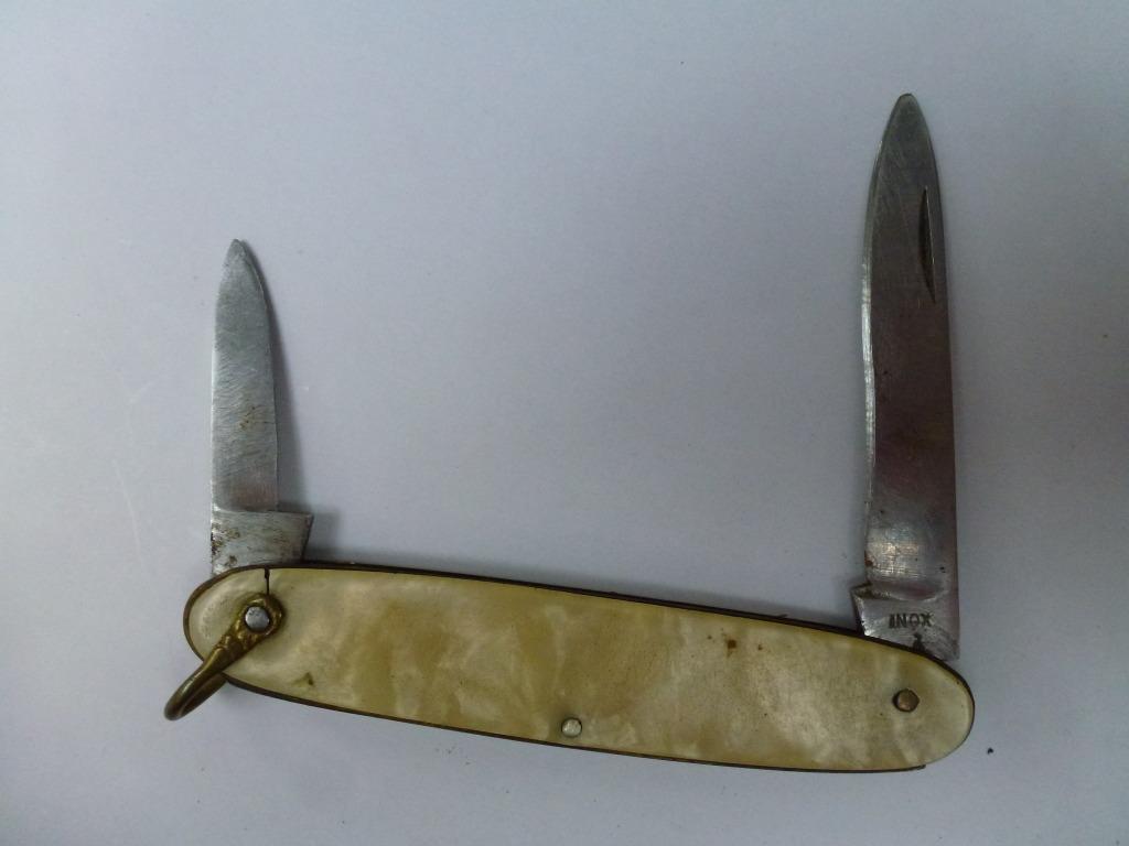 oud zakmes met 2 messen, Ophalen of Verzenden, Gebruikt