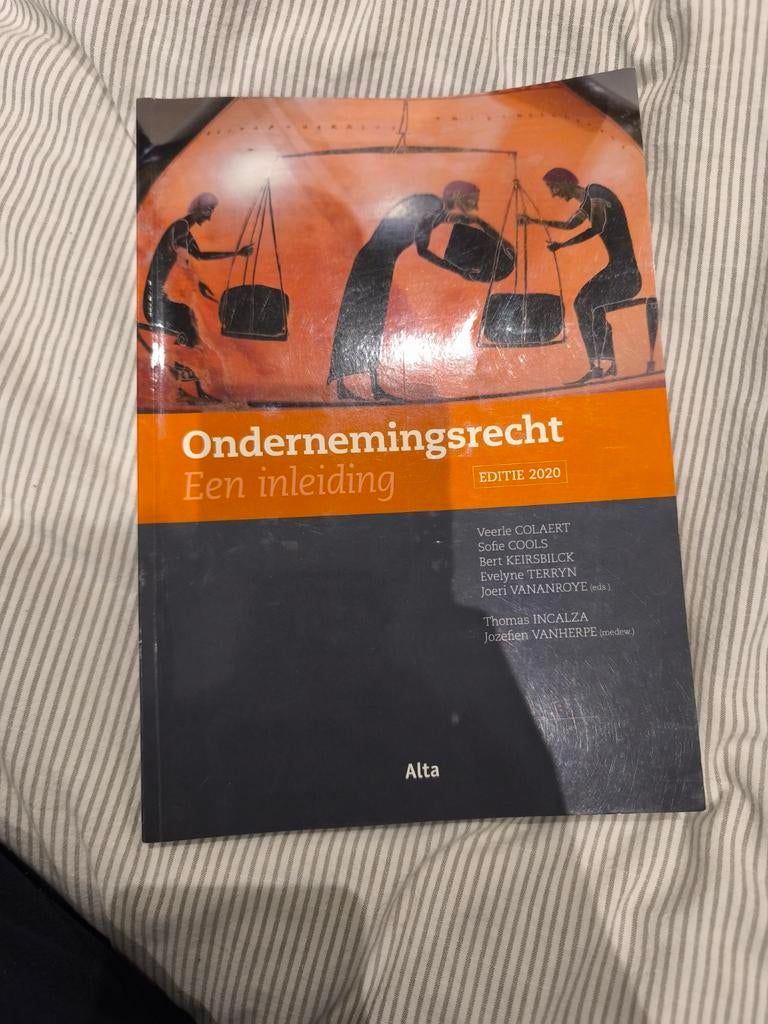 Veerle Colaert - Ondernemingsrecht: een inleiding, Ophalen of Verzenden, Nederlands, Veerle Colaert; Joeri Vananroye; Evelyne Terryn; Bert Keirsbilck