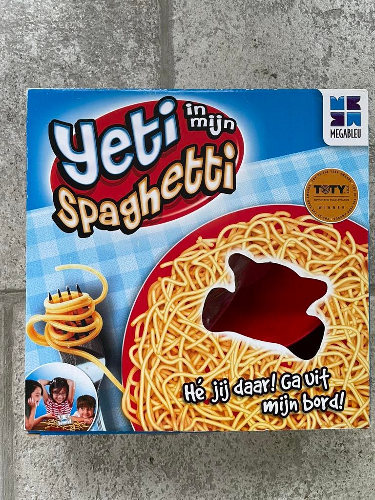 Yeti in mijn spaghetti, Een of twee spelers, Ophalen, Gebruikt, Megableu