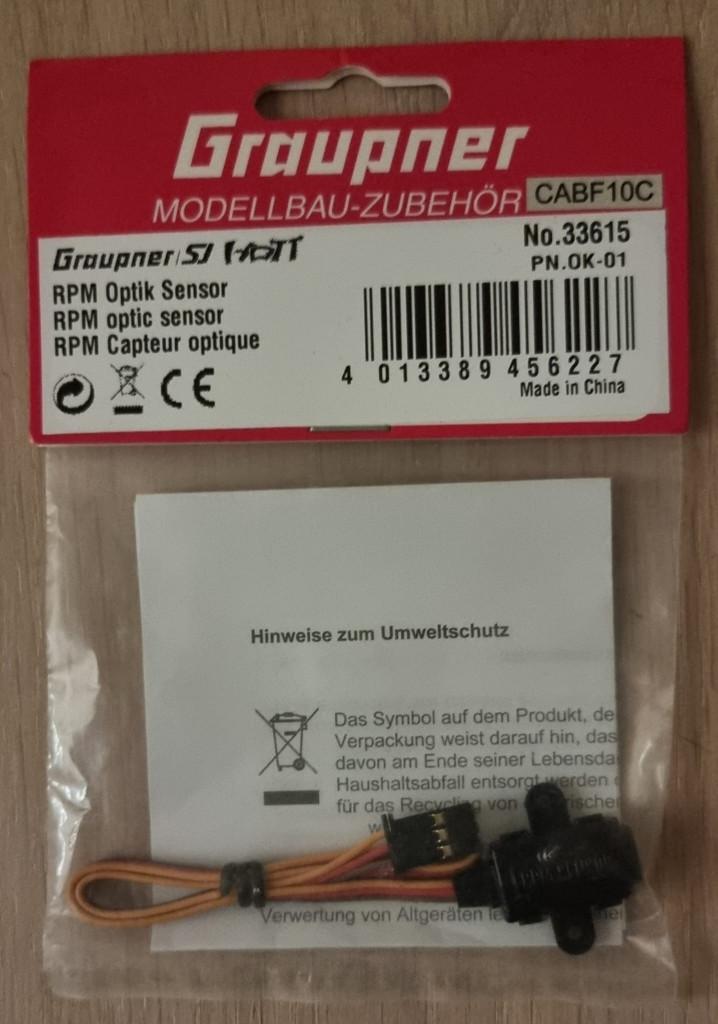 Compte tour moteur RC graupner, Enlèvement, Neuf