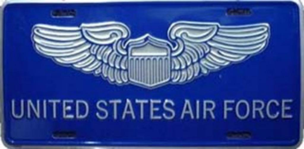 USA Ltd Edition Militaria 'United States Air Force' aluplaat, Envoi, Armée de l'air, Autres types