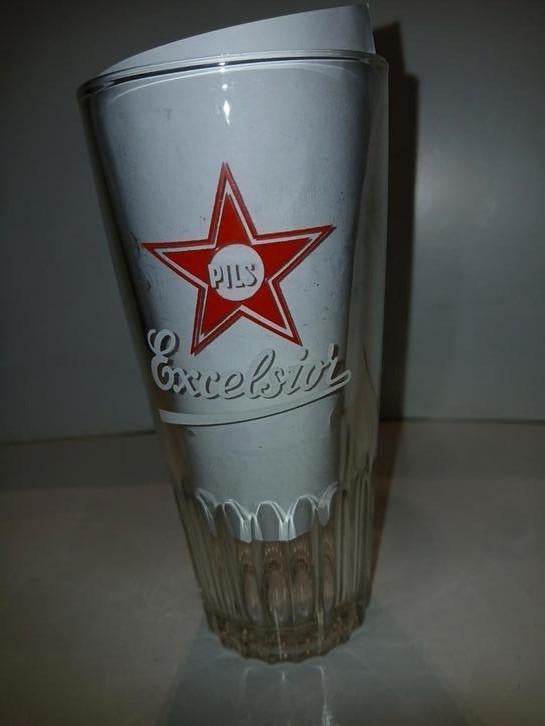Verre étoilé Pils Excelsior, Enlèvement ou Envoi, Neuf, Verre ou Verres, Autres marques