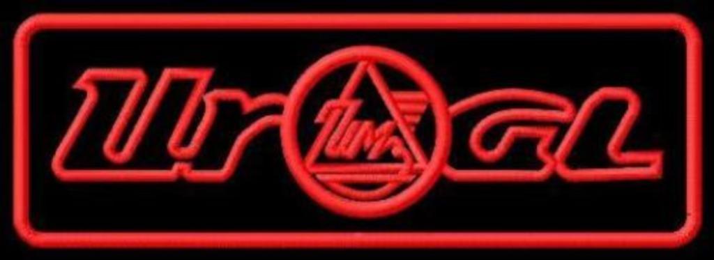 Patch Ural Zwart/Rood - 76 x 76 mm, Motoren, Ophalen of Verzenden, Nieuw