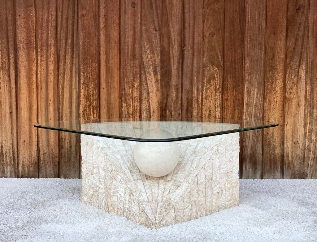 Vintage mactanstone coffeetable, Ophalen