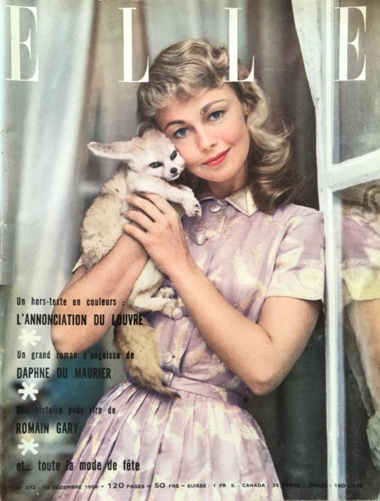ELLE France magazine  - 10 Décembre 1956 - 10 december 56, Boeken, Verzenden, Gelezen, Damesbladen