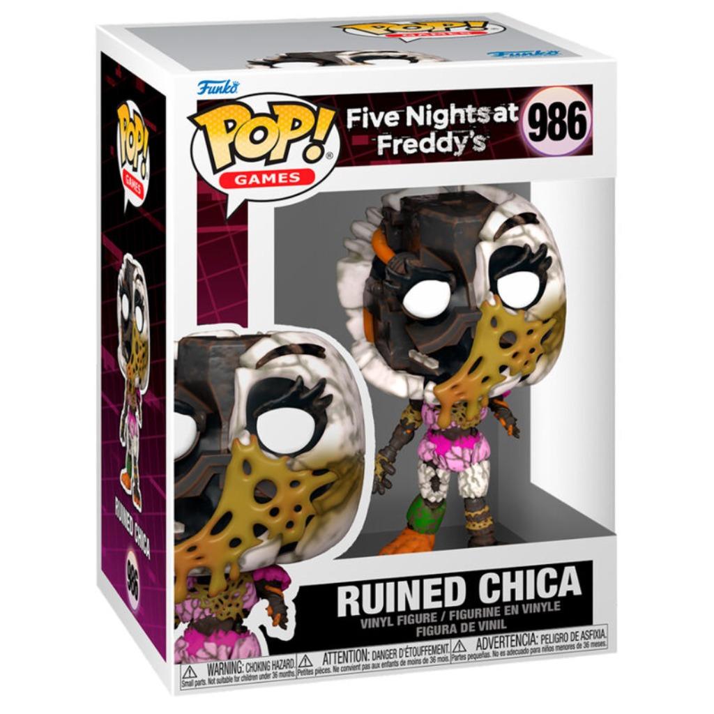 Funko POP Five Nights at Freddy's - Ruined Chica (986), Neuf, Enlèvement ou Envoi, Funko, Supportemea@funko.com