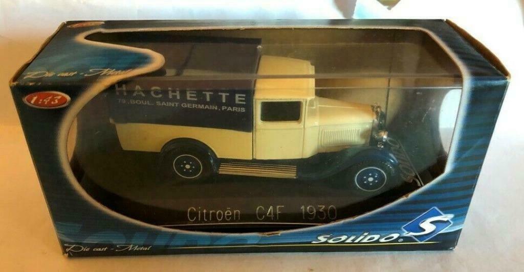 Camion Citroën C4F Solido 1930 - utilitaire Hachette 1:43, Enlèvement ou Envoi, Comme neuf, Bus ou Camion, Solido