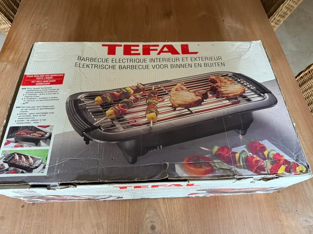 Elektrische barbeque van Tefal. Ideaal  voor in de winter!!!, Ophalen, Zo goed als nieuw