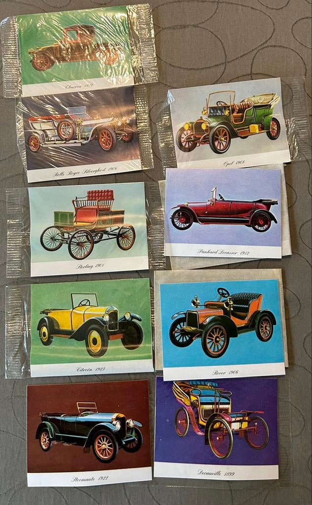 9 oldtimer stickers, Ophalen of Verzenden, Zo goed als nieuw