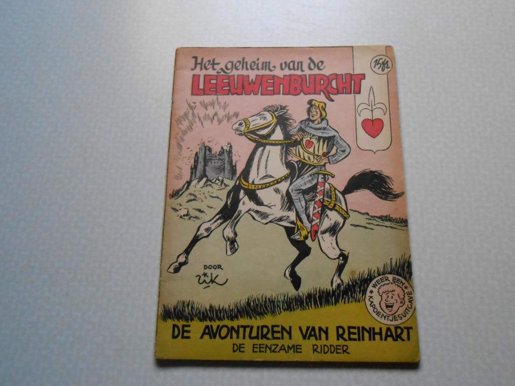 ridder reinhart 1 Het geheim van de Leeuwenburcht 1958 1 st, Boeken, Eén stripboek, Rik Clément, Ophalen of Verzenden, Zo goed als nieuw