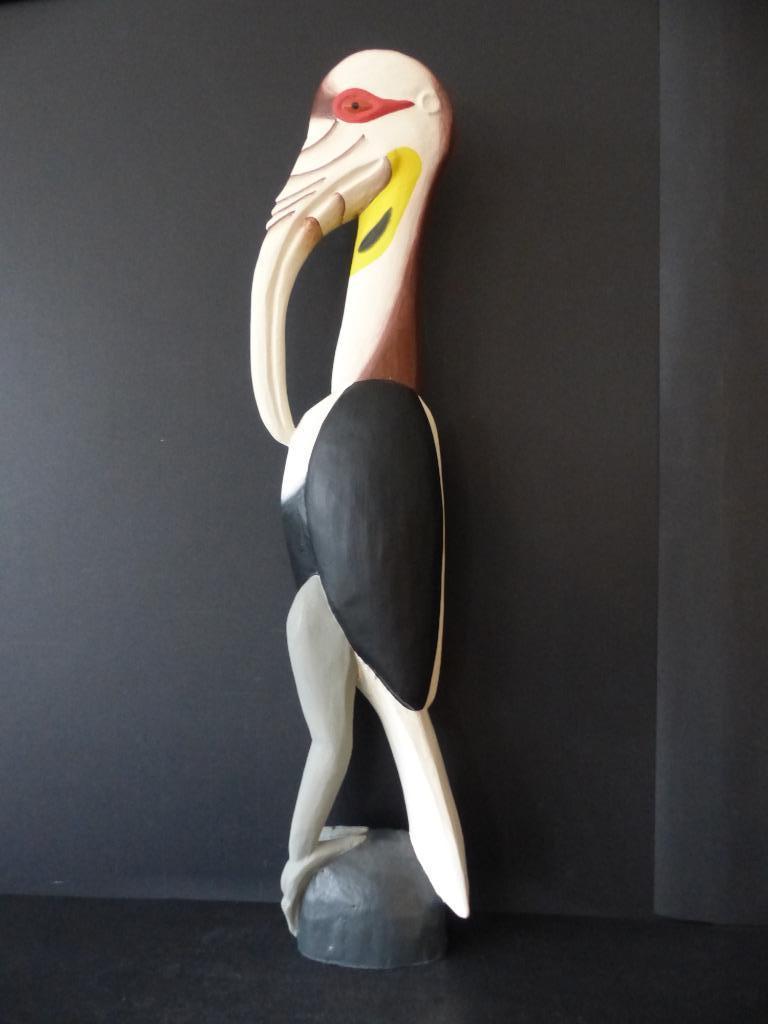 neushoornvogel, vogelbeeld en voorouderfiguur met vogel, Verzenden