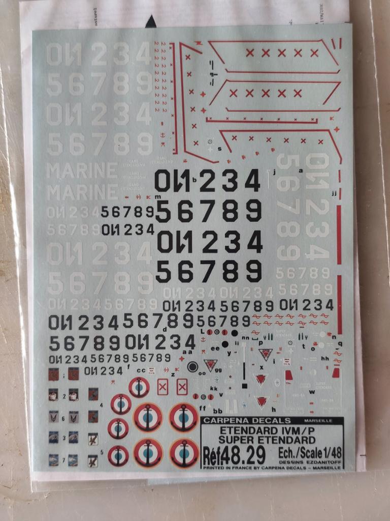 Carpena stickers 48.29 (Super) Extendard IV M/P, Ophalen of Verzenden, Zo goed als nieuw, 1:32 tot 1:50