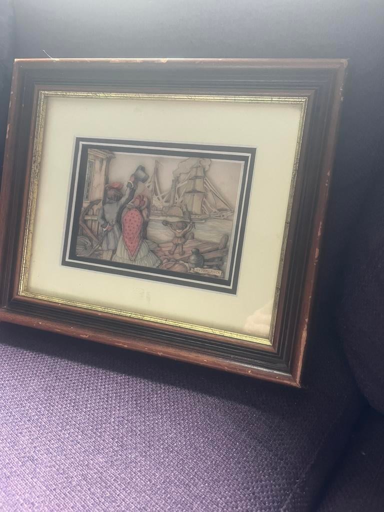 tableau Anton Pieck en  3D "peintre belge" 1925-1949, Antiquités & Art, Art | Peinture | Classique, Enlèvement ou Envoi