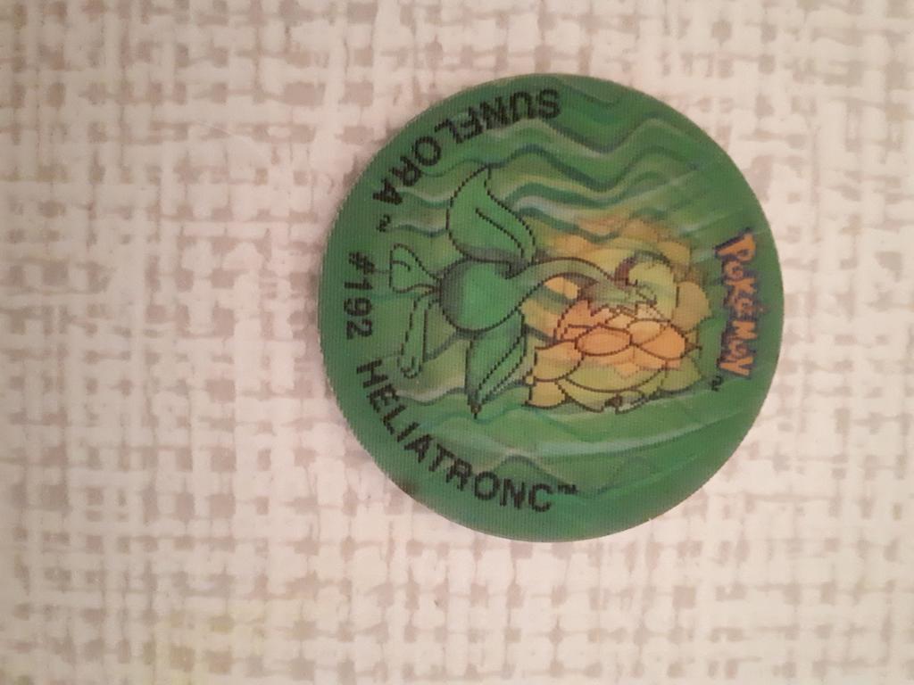 Pokémon flippo Sunflora 192 Heliatronc N 6, Collections, Flippos, Enlèvement ou Envoi, Flippos en vrac