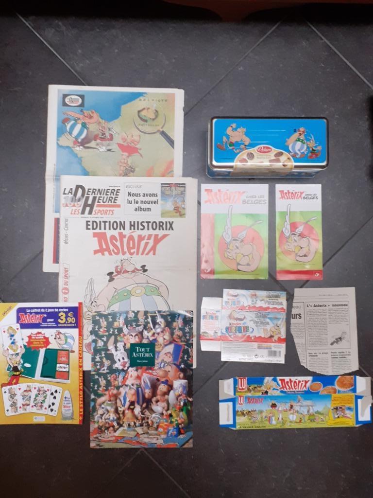Astérix Uderzo lot articles divers, Enlèvement ou Envoi, Astérix et Obélix, Utilisé, Autres types