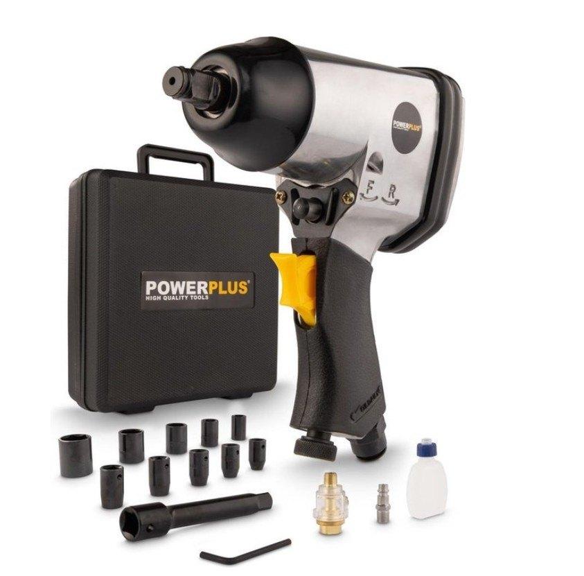 Clé à chocs pneumatique Powerplus, Bricolage & Construction, Outillage | Outillage à main, Utilisé, Enlèvement ou Envoi