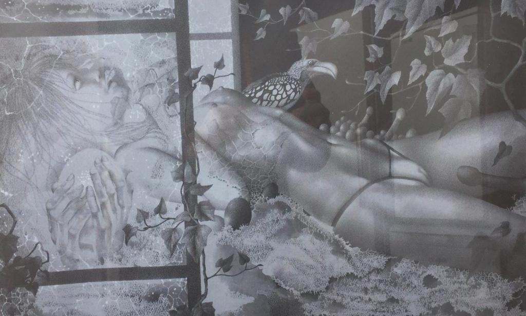 Graphisme érotique, Raymond Bertrand, années 1970, Enlèvement ou Envoi