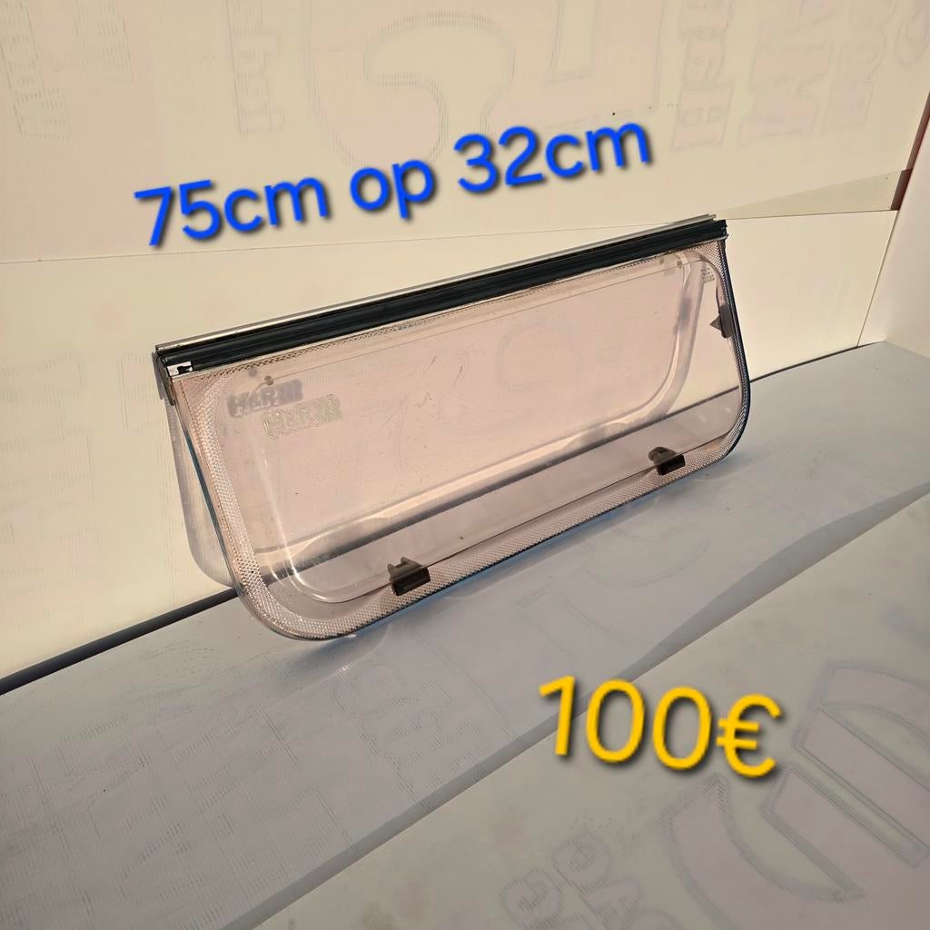 Caravan raam ramen vensters wisselstukken plexiglas werfkeet, Ophalen