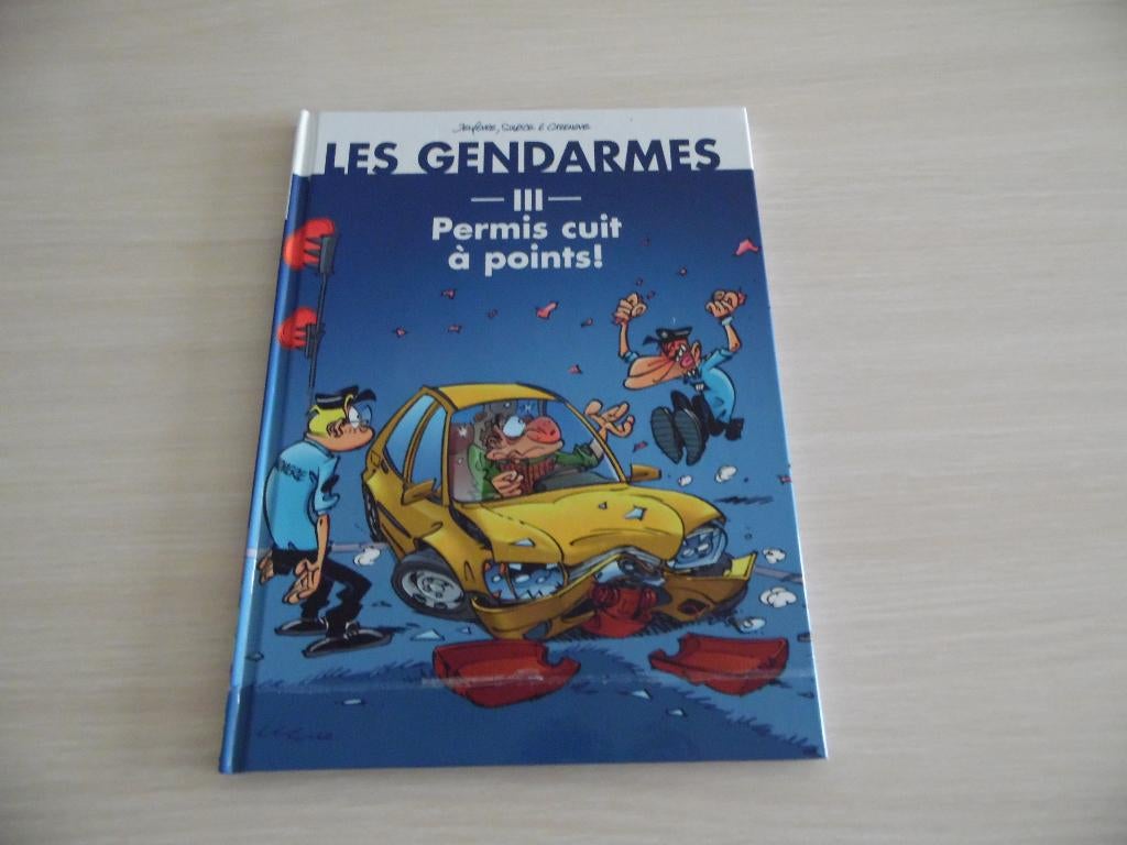 LES GENDARMES       PERMIS CUIT Á POINTS !, Livres, Enlèvement ou Envoi, Une BD, Comme neuf, Jenfevre