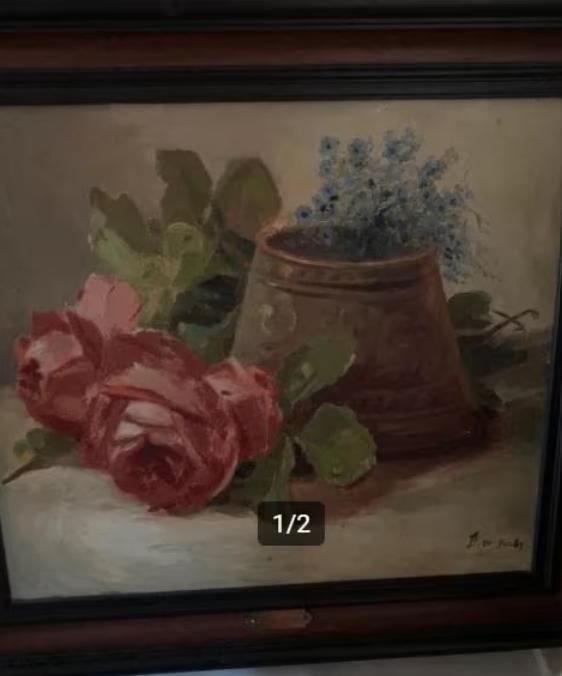 Schilderij van B. De Pooter, Antiek en Kunst, Kunst | Schilderijen | Klassiek, Ophalen