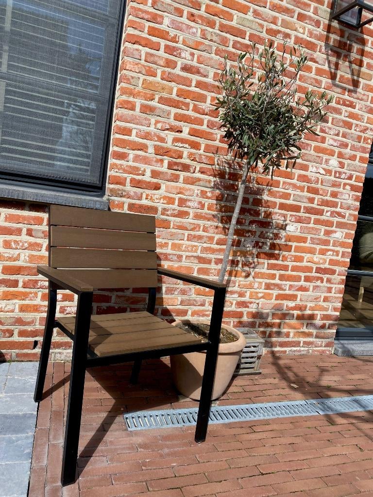 terrasstoelen voor aan eettafel, Huis en Inrichting, Stoelen, Ophalen, Zo goed als nieuw