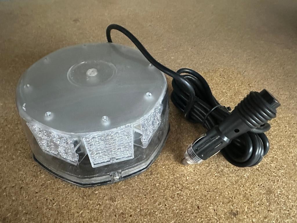 Knipperlicht-zwaailicht blauw-rood op sigarettenaansteker, Auto diversen, Auto-accessoires, Nieuw, Ophalen of Verzenden