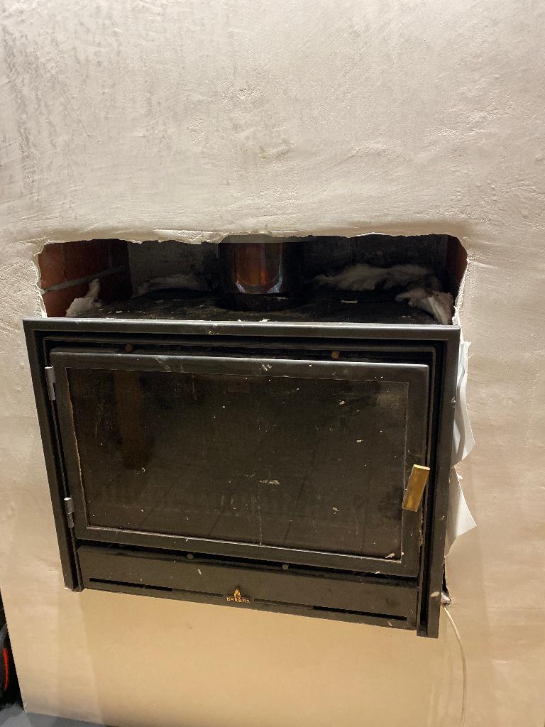 Houtkachel Barbas, Huis en Inrichting, Ophalen, Gebruikt, Houtkachel, Inbouw