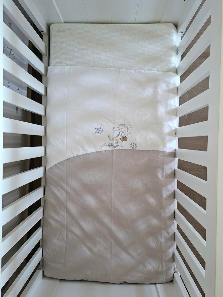 dekbedovertrek voor ledikant van Di Baby, Ophalen, Jongetje of Meisje, Beige, Dekbedovertrek