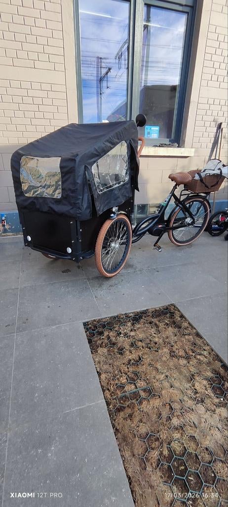 Vélo cargo électrique avec carosse pour enfants, Vélos & Vélomoteurs, Électrique