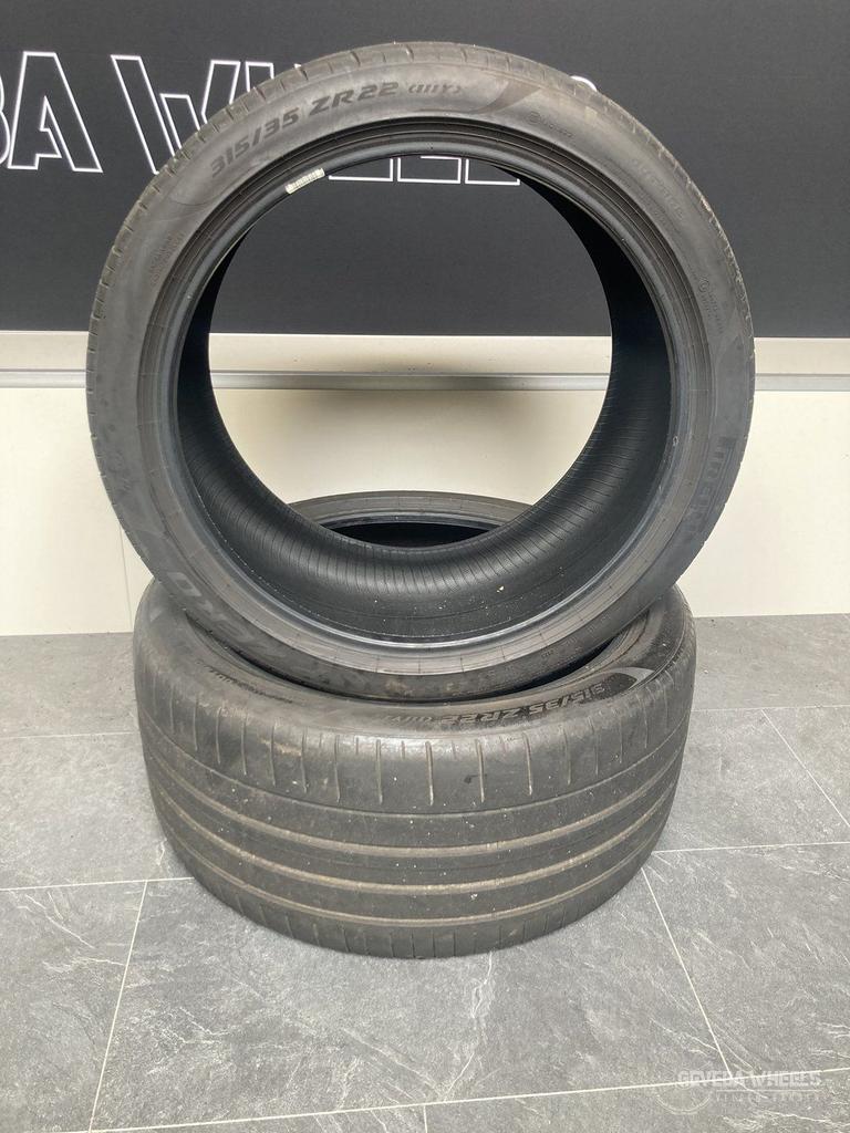 2x 315/35/22 111Y Pirelli Pzero PZ4 NC0 zomer banden Porsche, Gebruikt, -, -, Overige maten