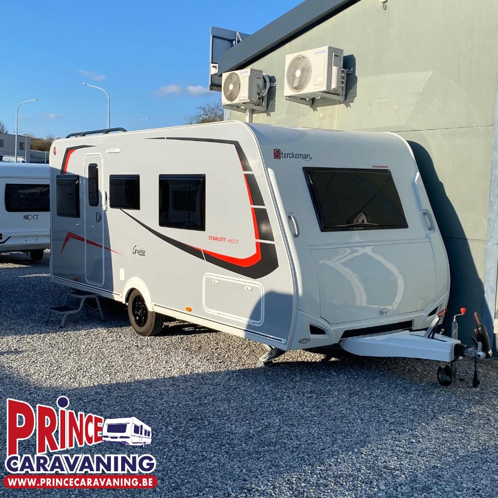 Sterckeman Graphite 480 CP 2022 - Prince Caravaning, Caravanes & Camping, Jusqu'à 4, 6 à 7 mètres, Sterckeman, Entreprise